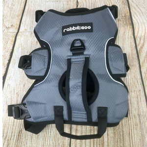 No Pull - Escape Proof Dog Harness, Medium, Dark Gray, New